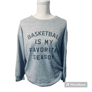 🏀 Basketball is My Favorite Season Lightweight Sweatshirt -No inside fleece